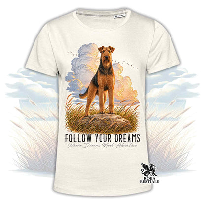 T-Shirt AIREDALE TERRIER - Collezione Dream