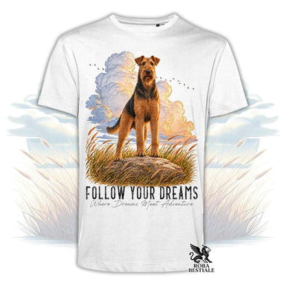 T-Shirt AIREDALE TERRIER - Collezione Dream