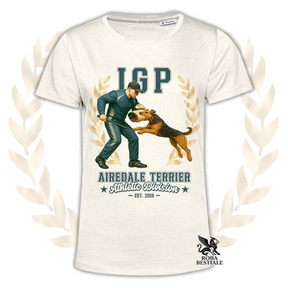 T-Shirt AIREDALE TERRIER - Collezione IGP Attack