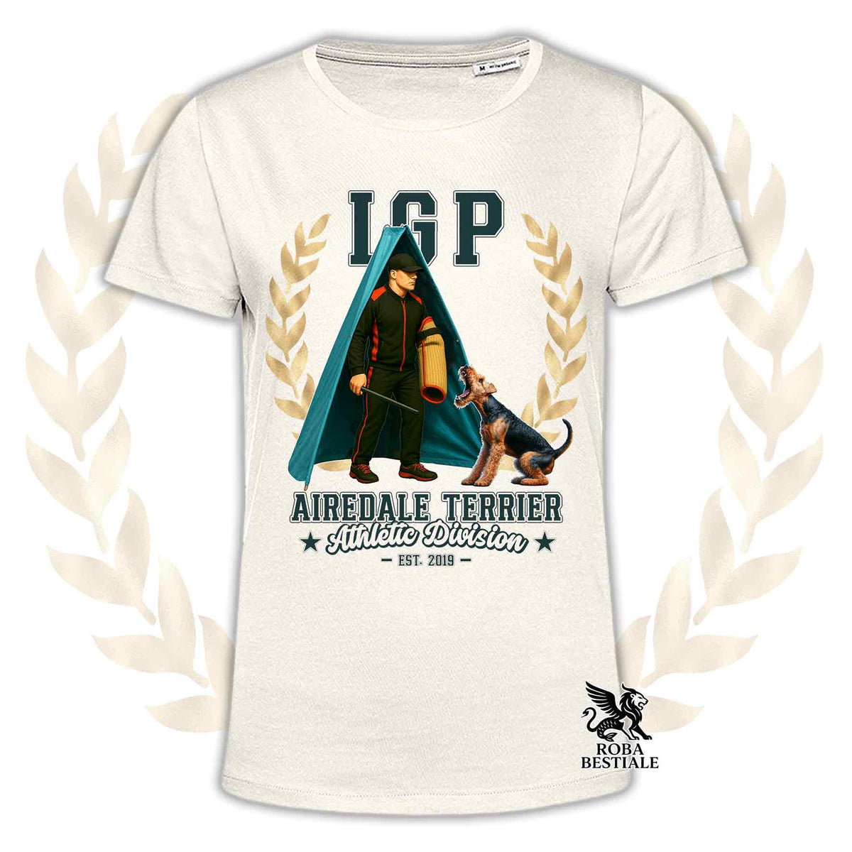 T-Shirt AIREDALE TERRIER - Collezione IGP Revier