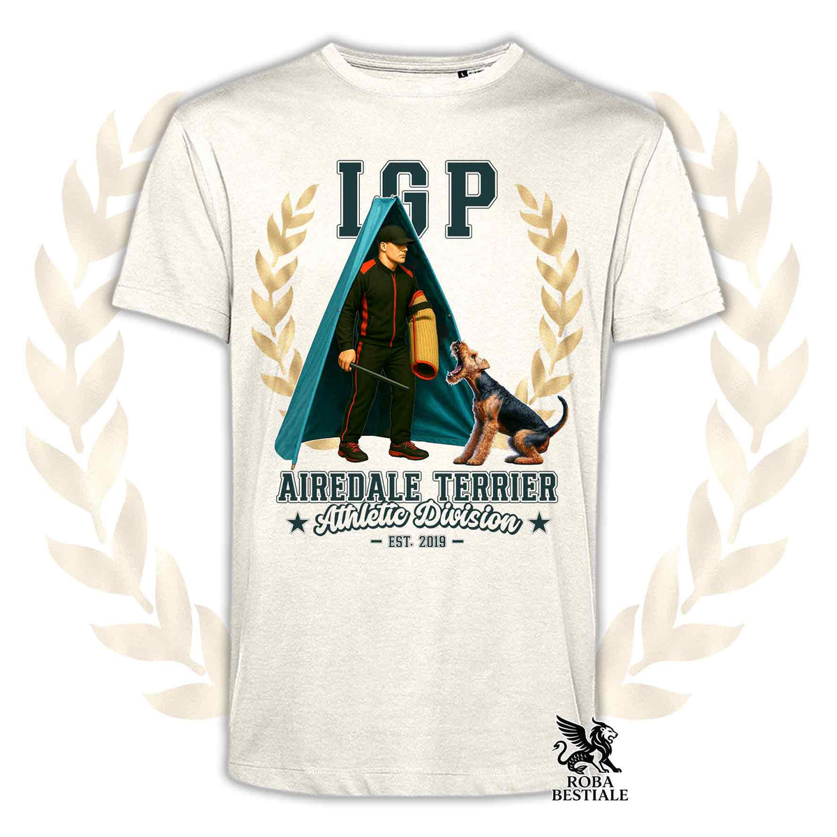 T-Shirt AIREDALE TERRIER - Collezione IGP Revier