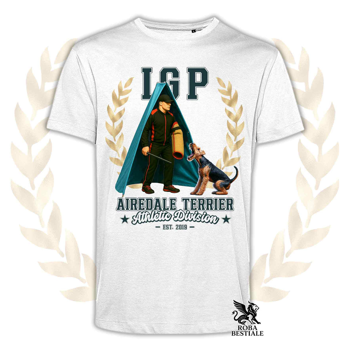 T-Shirt AIREDALE TERRIER - Collezione IGP Revier
