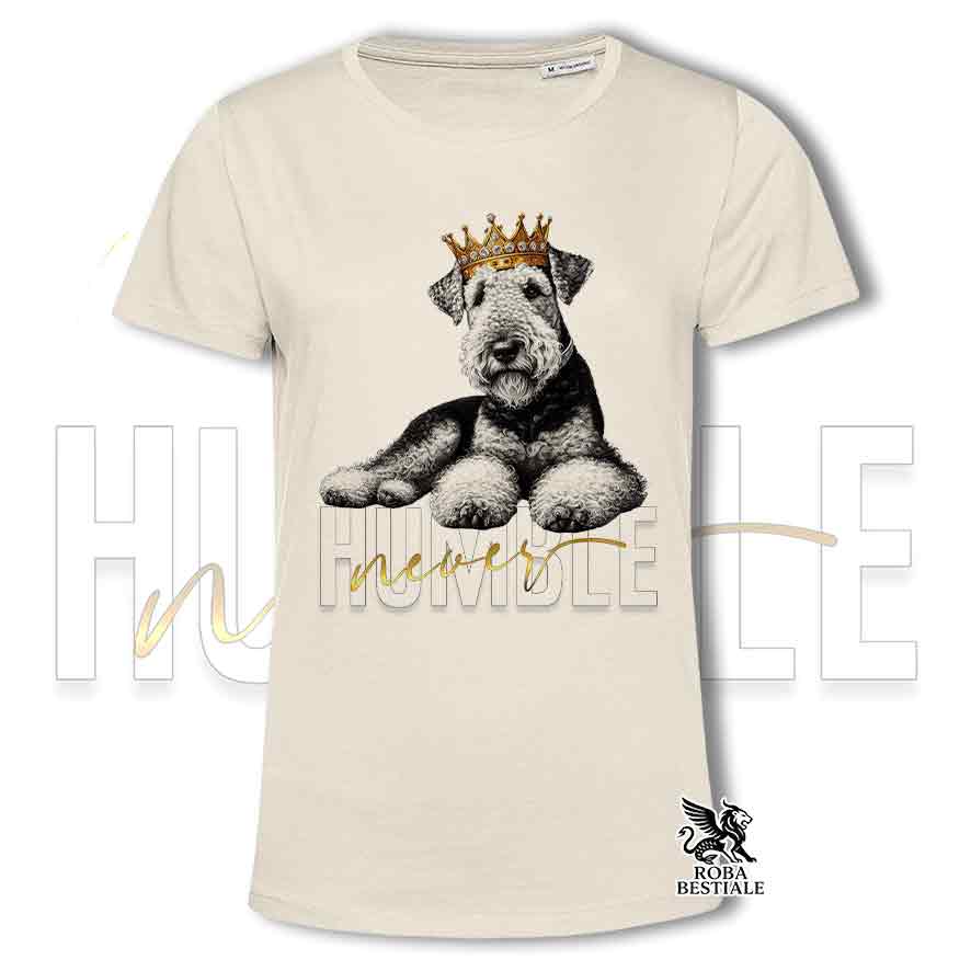 T-shirt AIREDALE TERRIER - Collezione Never Humble