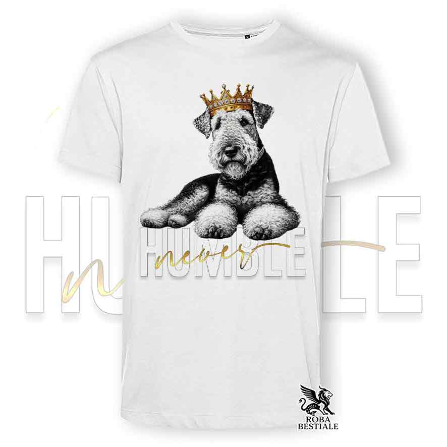 T-shirt AIREDALE TERRIER - Collezione Never Humble
