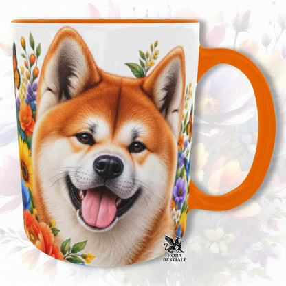 Tazza AKITA INU Rosso - Collezione Spring Love