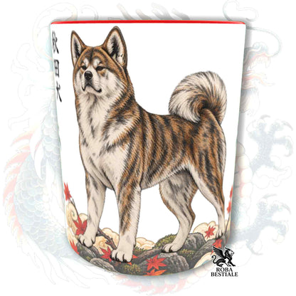 Tazza AKITA INU Tigrato - Collezione Dragon