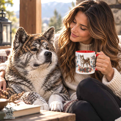 Tazza AKITA INU Tigrato - Collezione Dragon