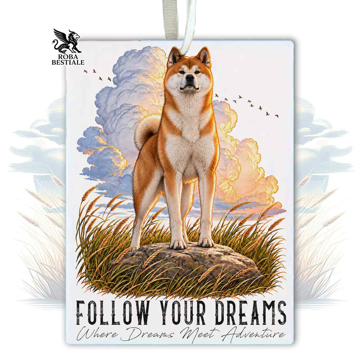 Profumatore AKITA INU Rosso - Collezione Dream