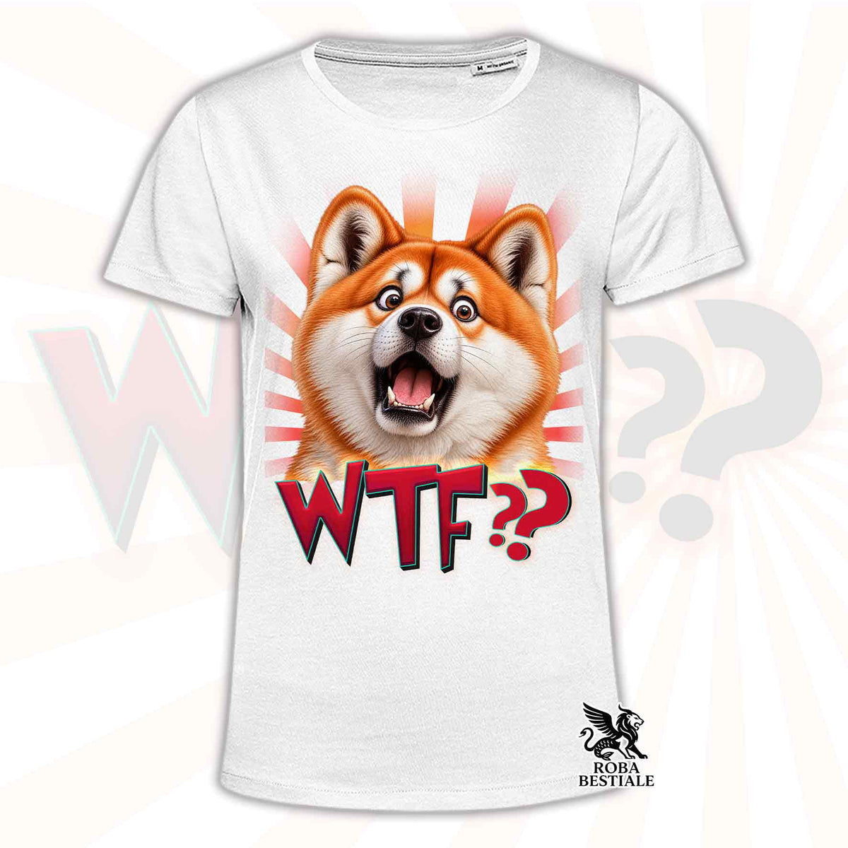 T-Shirt AKITA INU Rouge - Collection WTF??