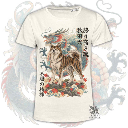 T-Shirt AKITA INU Tigrato - Collezione Dragon