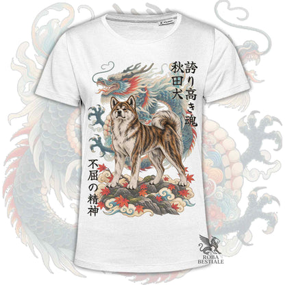 T-Shirt AKITA INU Tigrato - Collezione Dragon