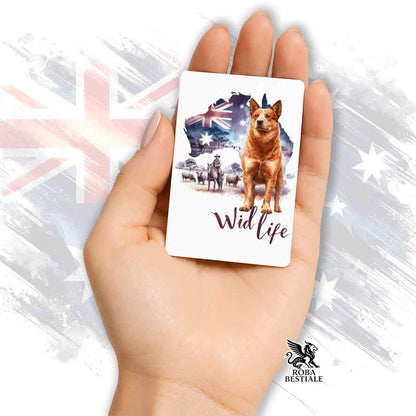 Calamita AUSTRALIAN CATTLE DOG Red - Collezione Australian Wild Life