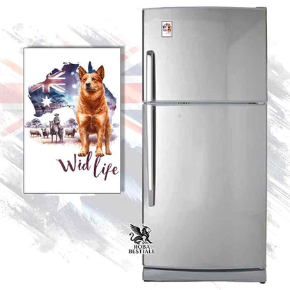 Calamita AUSTRALIAN CATTLE DOG Red - Collezione Australian Wild Life