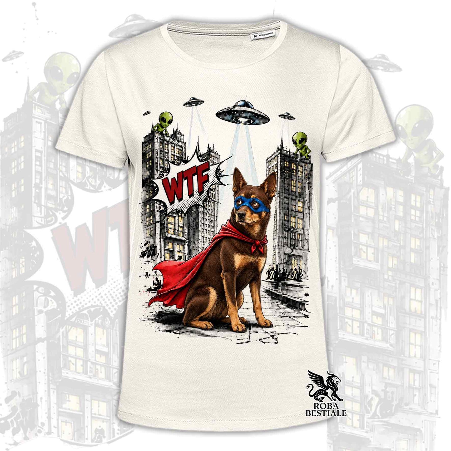 T-Shirt AUSTRALIAN KELPIE Rosso Focato - Collezione HERO