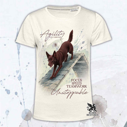 T-Shirt AUSTRALIAN KELPIE Rosso - Collezione A-Frame Agility
