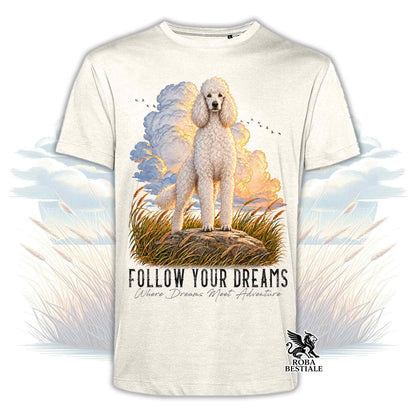T-Shirt BARBONE Grande Mole Bianco - Collezione Dream