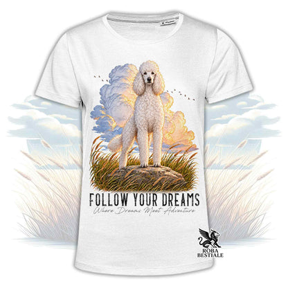 T-Shirt BARBONE Grande Mole Bianco - Collezione Dream