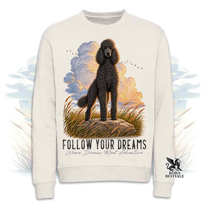 Felpa BARBONE Nero - Girocollo - Collezione Dream