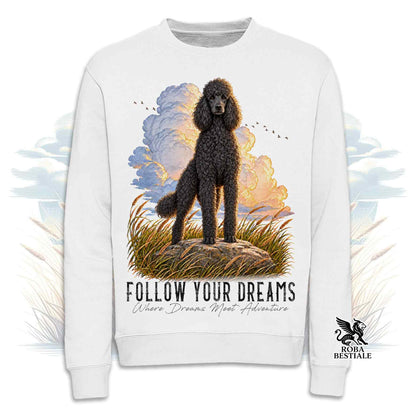 Felpa BARBONE Nero - Girocollo - Collezione Dream