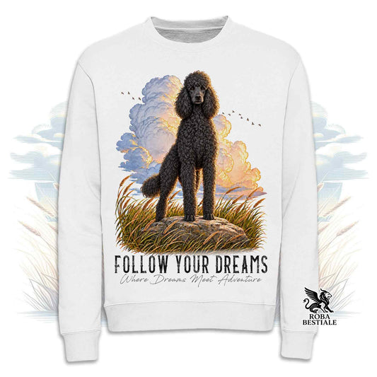 Felpa BARBONE Nero - Girocollo - Collezione Dream