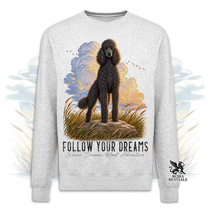 Felpa BARBONE Nero - Girocollo - Collezione Dream