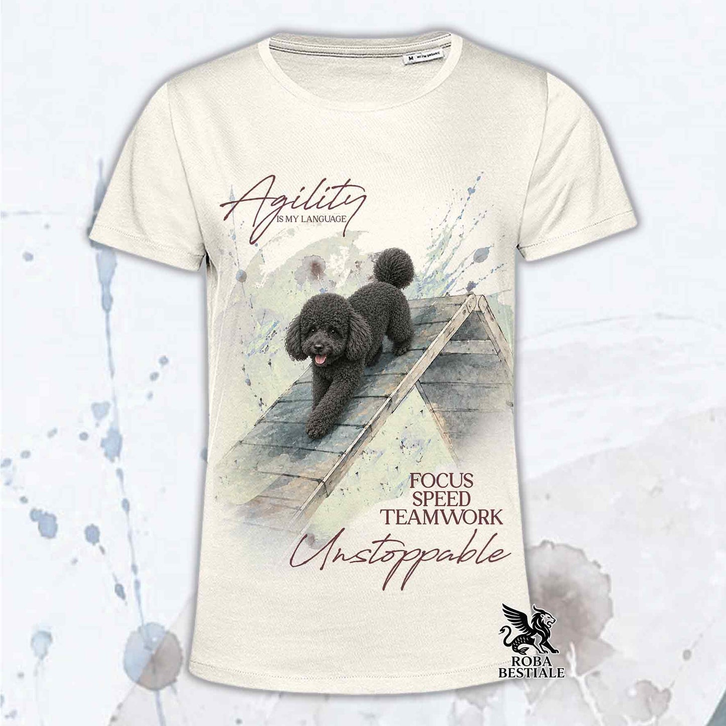 T-Shirt BARBONE Nano Nero - Collezione A-Frame Agility