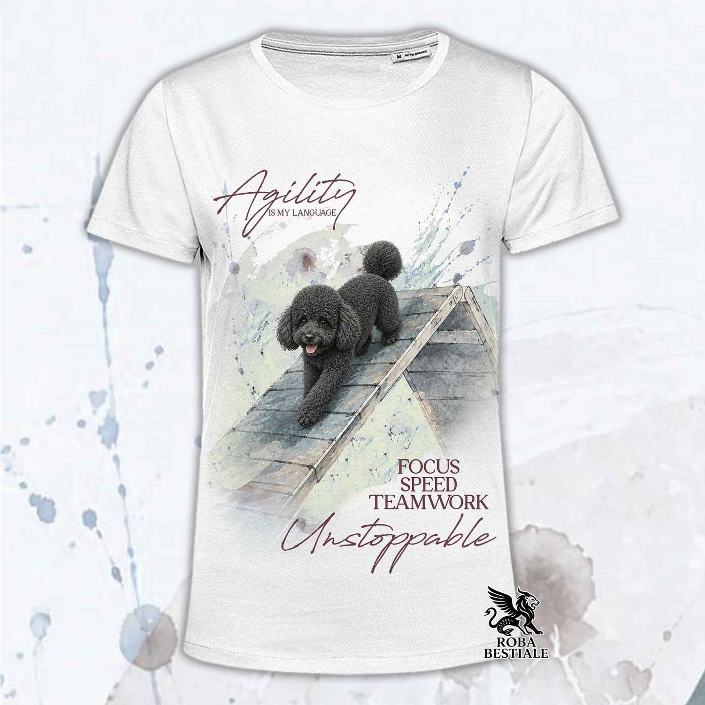 T-Shirt BARBONE Nano Nero - Collezione A-Frame Agility