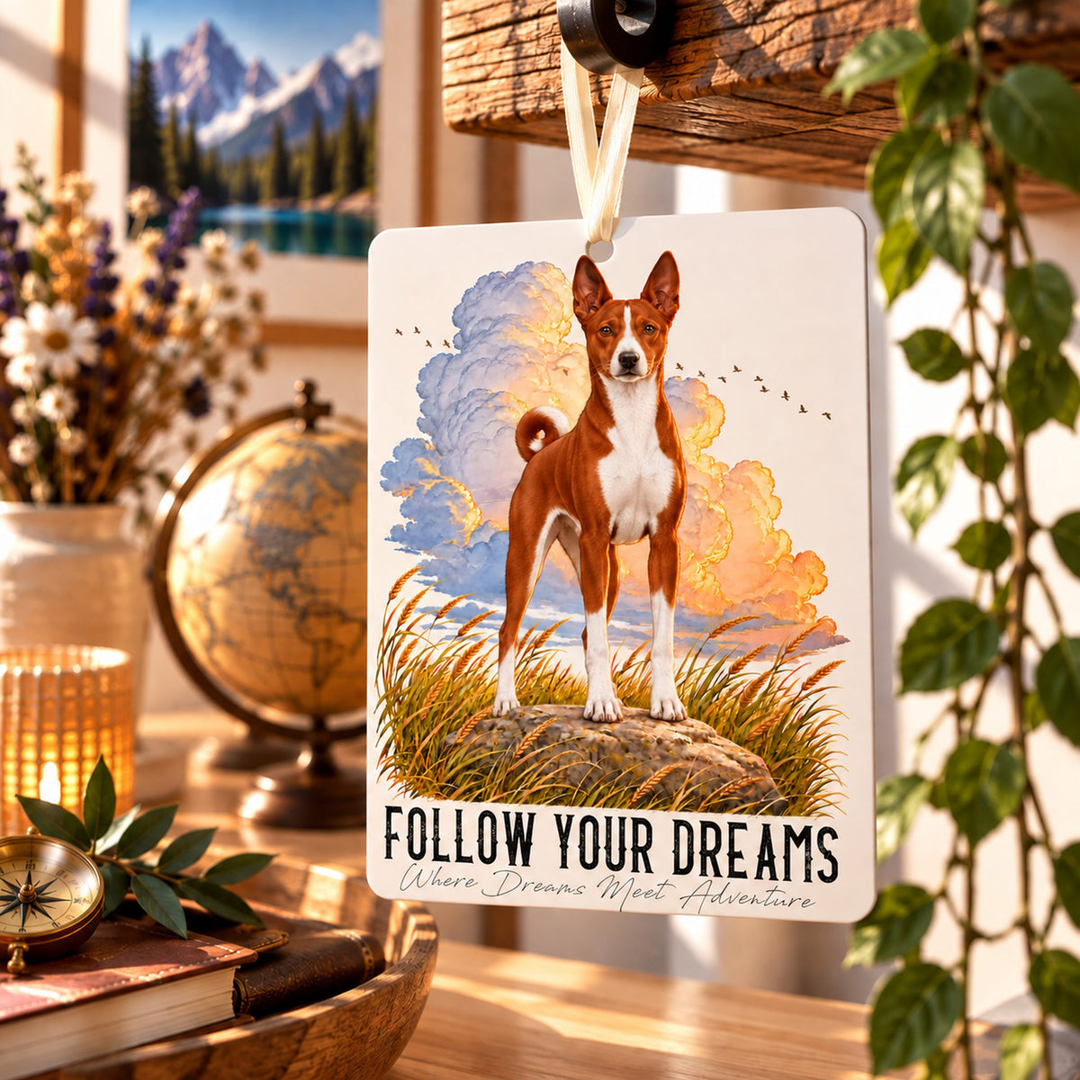 Profumatore BASENJI Bianco e Rosso - Collezione Dream
