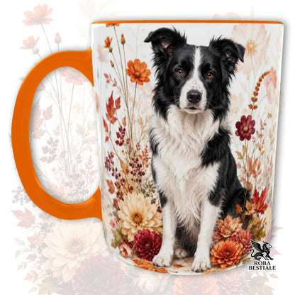 Tazza BORDER COLLIE Bianco e Nero - Collezione Fall...in Love