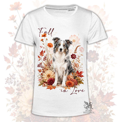 T-Shirt BORDER COLLIE Blue Merle - Collezione Fall...in Love
