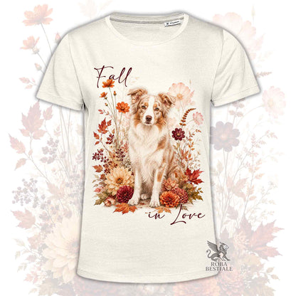 T-Shirt BORDER COLLIE Red Merle - Collezione Fall...in Love