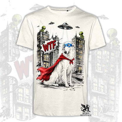 T-Shirt BORZOI Bianco - Collezione HERO