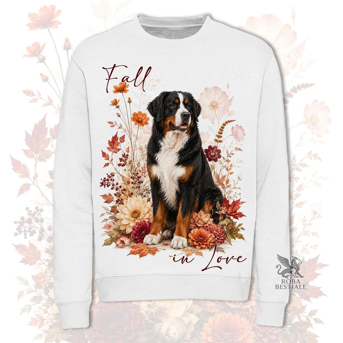 Felpa BOVARO DEL BERNESE - Girocollo - Collezione Fall...in Love