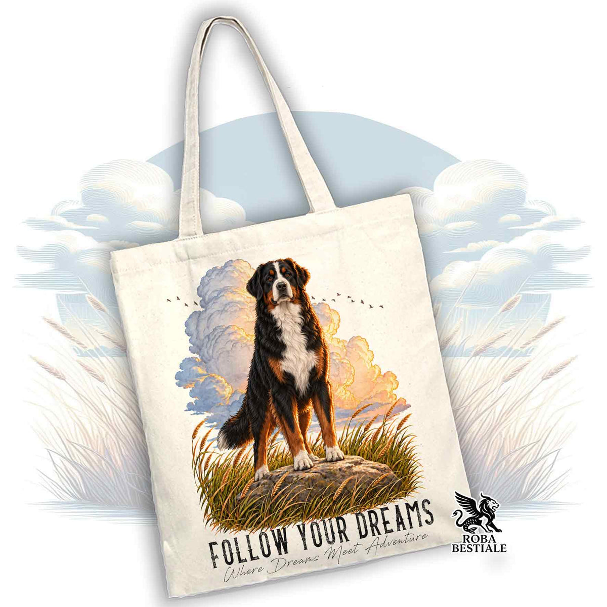 Tote Bag BOVARO DEL BERNESE - Collezione Dream