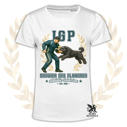 T-shirt IGP ATTACK – BOUVIER DES FLANDRES – Homme ou Femme, disponible en plusieurs couleurs – du XS au 5XL
