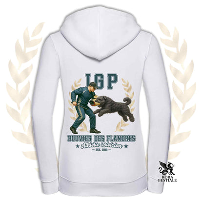 Felpa BOVARO DELLE FIANDRE - Cappuccio e Zip - Collezione IGP Attack