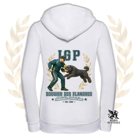 IGP ATTACK Sweatshirt - BOUVIER DES FLANDRES - Hooded and Full Zip, Men or Women, in many colors - from XS to 5XL