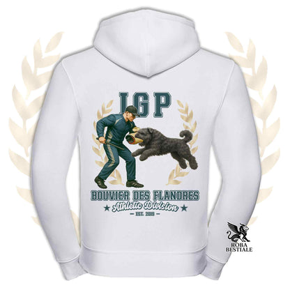 Felpa BOVARO DELLE FIANDRE - Cappuccio e Zip - Collezione IGP Attack