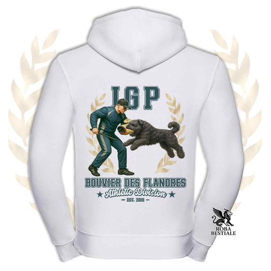 IGP ATTACK Sweatshirt - BOUVIER DES FLANDRES - Hooded and Full Zip, Men or Women, in many colors - from XS to 5XL