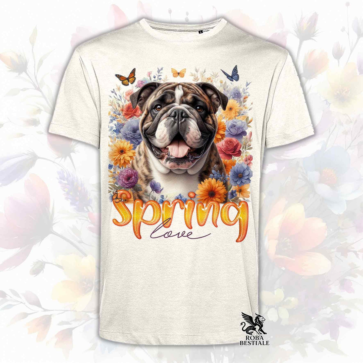 T-Shirt BULLDOG INGLESE Tigrato - Collezione Spring Love