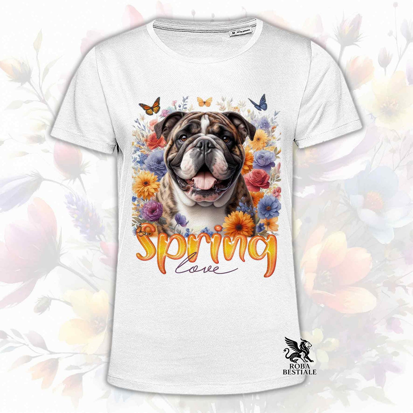 T-Shirt BULLDOG INGLESE Tigrato - Collezione Spring Love