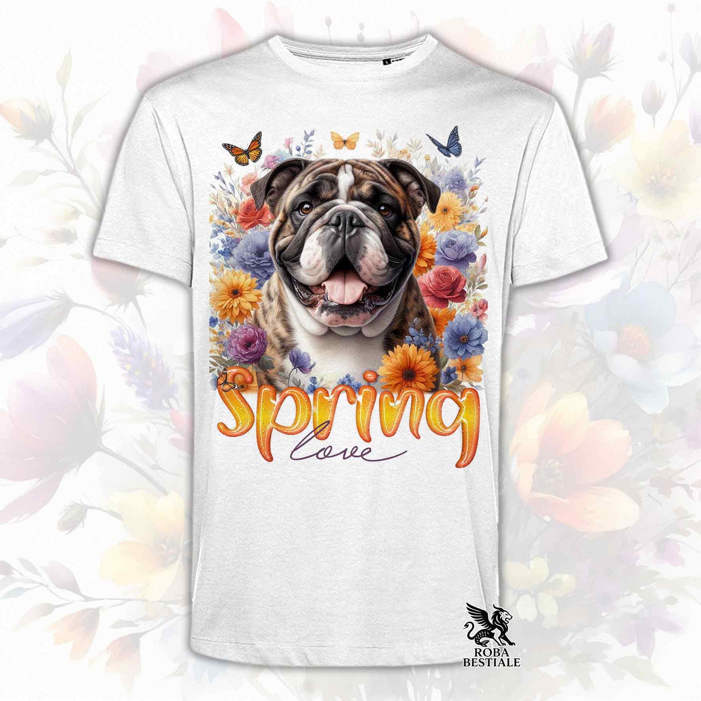 T-Shirt BULLDOG INGLESE Tigrato - Collezione Spring Love