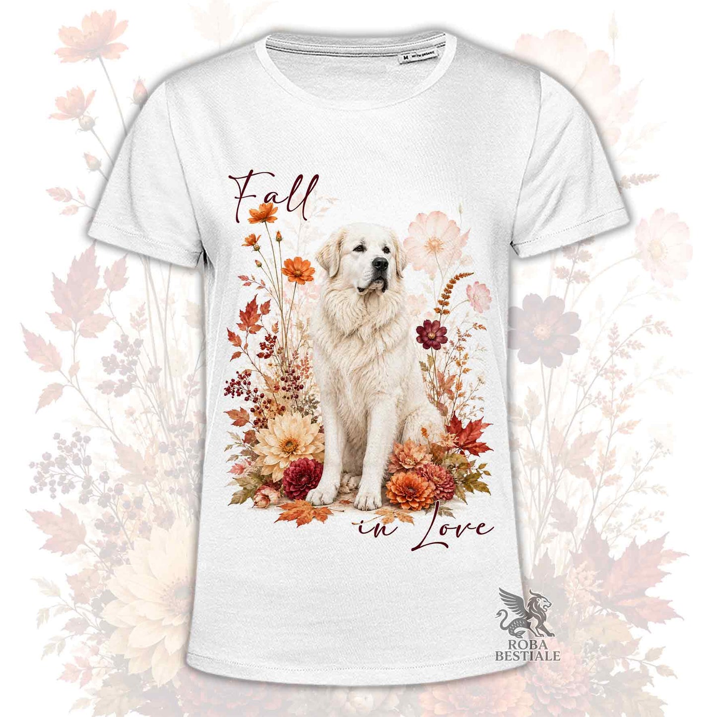 T-Shirt CANE DA MONTAGNA DEI PIRENEI - Collezione Fall...in Love