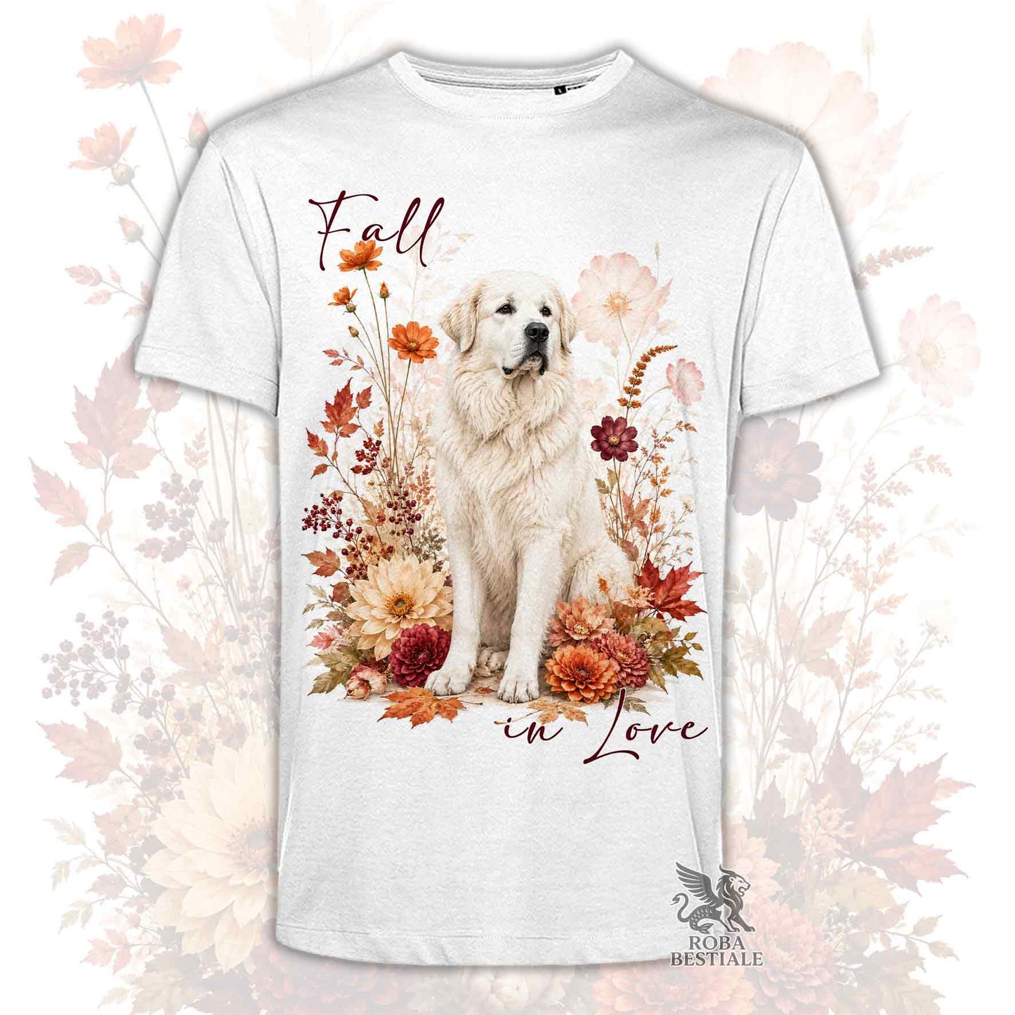 T-Shirt CANE DA MONTAGNA DEI PIRENEI - Collezione Fall...in Love