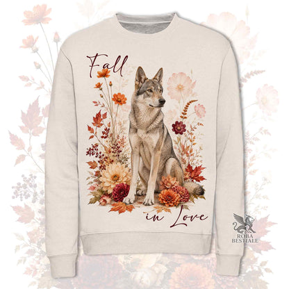 Felpa CANE LUPO CECOSLOVACCO - Girocollo - Collezione Fall...in Love