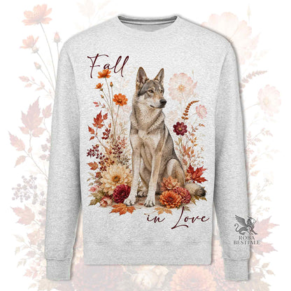 Felpa CANE LUPO CECOSLOVACCO - Girocollo - Collezione Fall...in Love