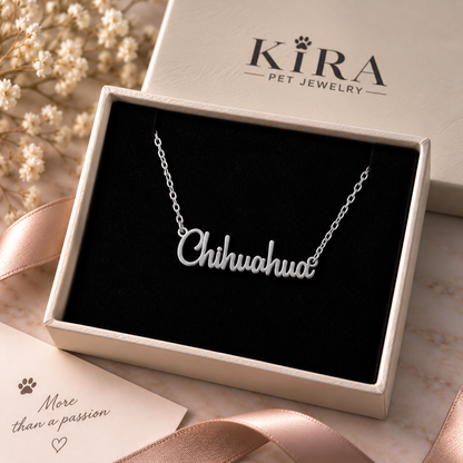 Collana CHIHUAHUA - Collezione Name by Kira Pet Jewelry