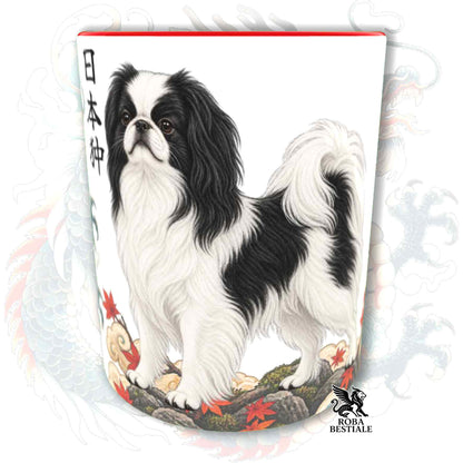 Tazza CHIN GIAPPONESE Bianco e Nero - Collezione Dragon