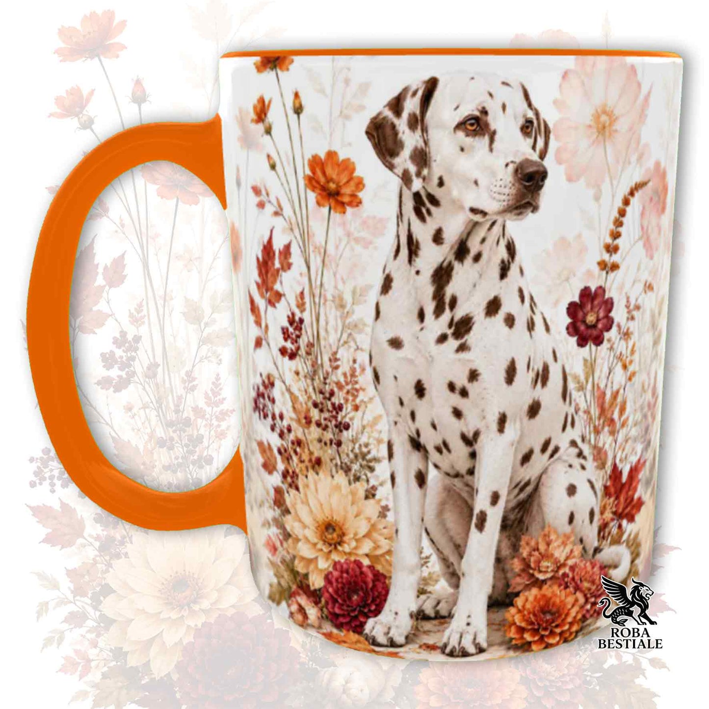 Tazza DALMATA Bianco e Marrone - Collezione Fall...in Love