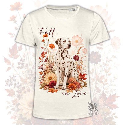 T-Shirt DALMATA Bianco e Fegato - Collezione Fall...in Love
